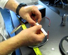 Attach LED Strip Lights To Connectors And Power Supply